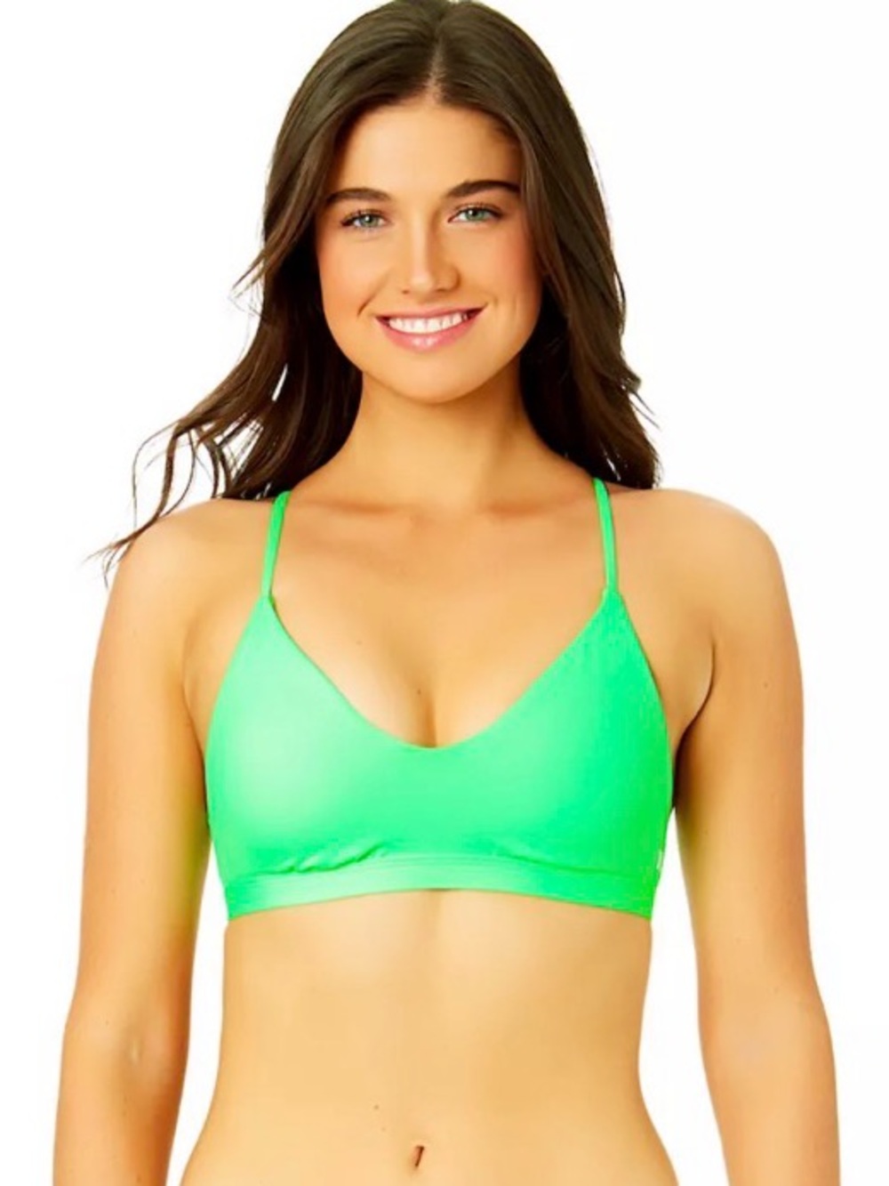 Hurley Neon Green Bikini Top